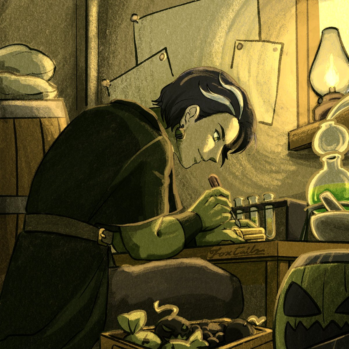 Bombay's Work-Shop. 💣⚗️

By <a href="/nine_foxtails/">Foxtails Nine</a>

#DnD #DnDcharacter  #Vtuber #VtuberTH