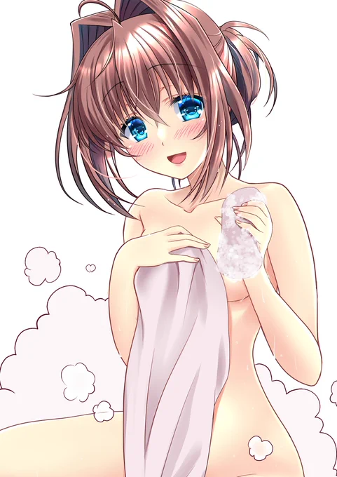 背中洗ってあげるね