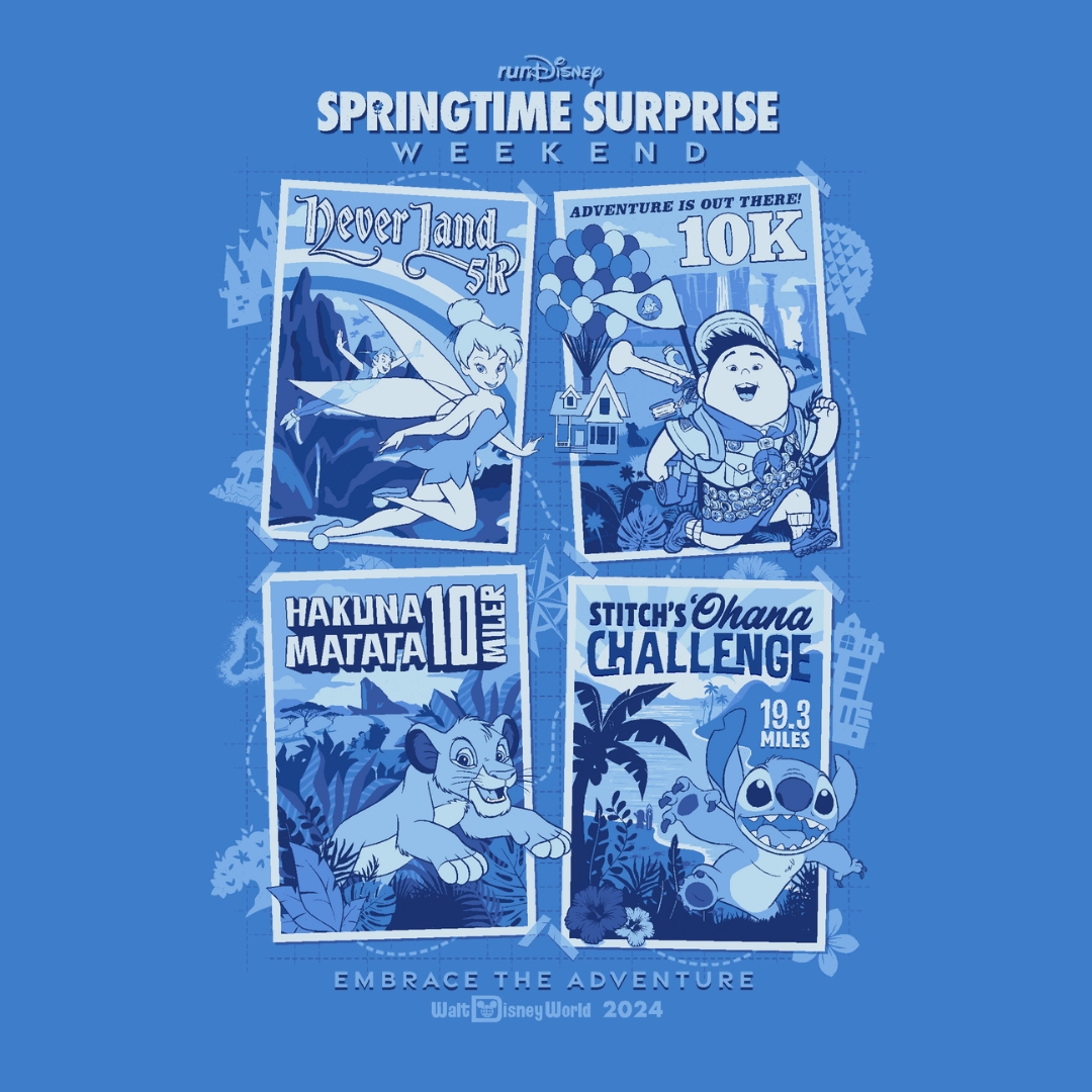 runDisney's tweet photo. Calling all adventurers! 🧭 🗺️ Celebrate the spirit of togetherness during the 2024 runDisney #SpringtimeSurprise Weekend - head over to the #runDisney Blog to learn about the full race weekend theme: