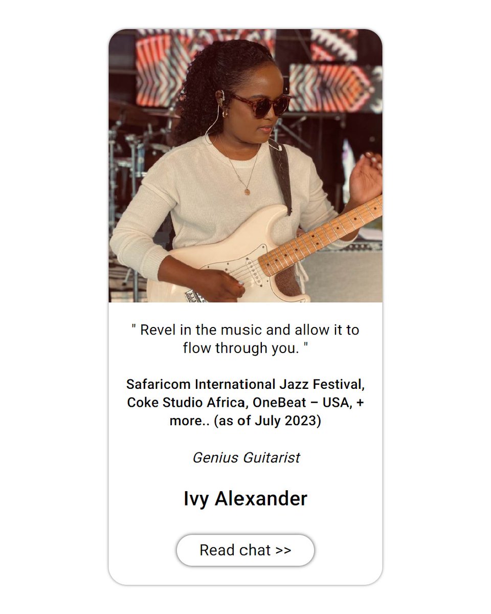 alazetu's tweet photo. Red our intriguing chat with @alexanderivy89 , a genius guitarist. Link: https://t.co/2S9QfflIbg
#AlaZetu #LegendsAndMaestros #MastersOfTheArt #musician #guitarist #createjoythroughmusic https://t.co/IScOtFxJo2