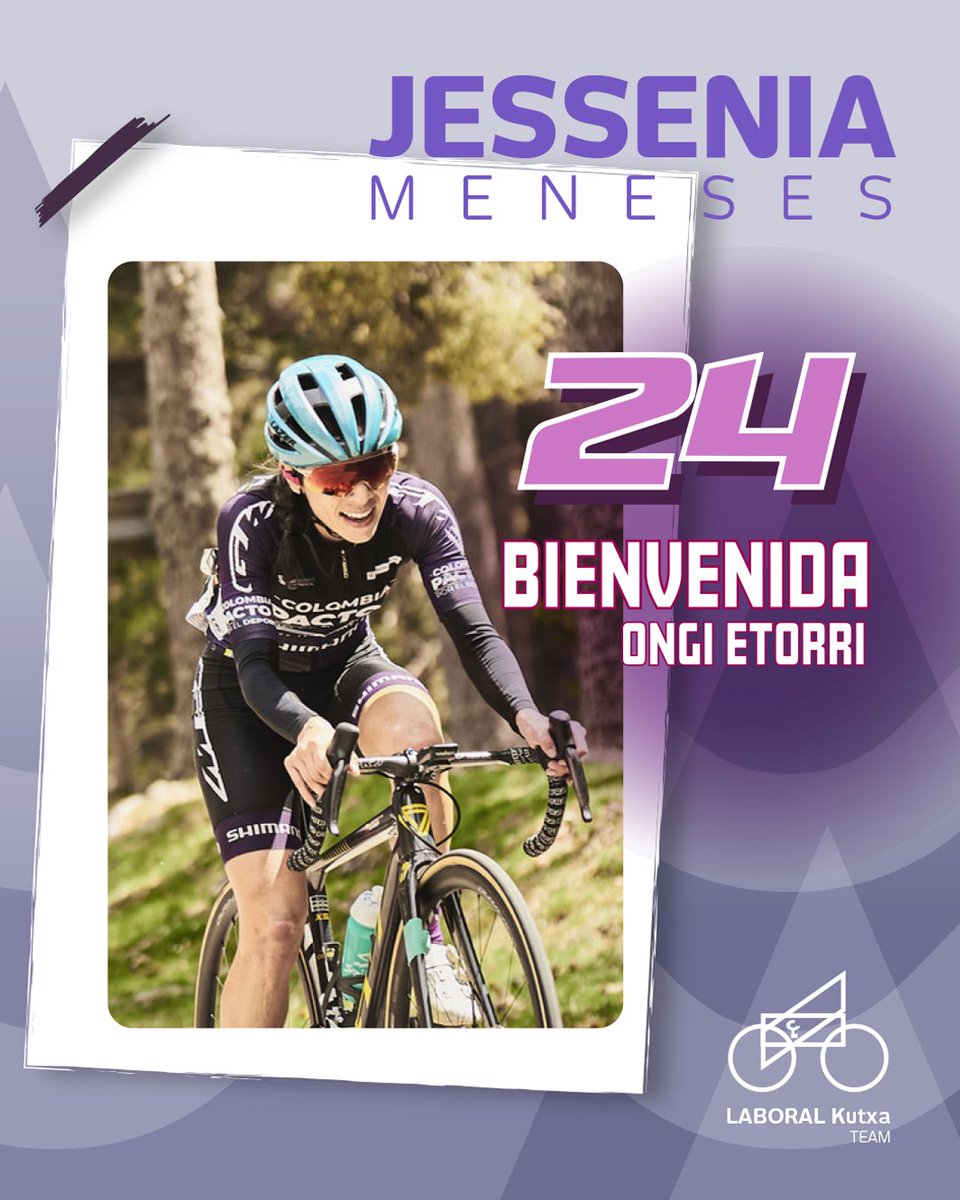 🆕 El equipo <a href="/LABORALkTeam/">LABORALKutxaTeam</a> anuncia la incorporación de <a href="/jesseniamg95/">Jessenia Meneses</a>  

🏔️ La colombiana ganó la clasificación de la montaña en la Vuelta a Andalucía

🔝 Ha sido 11ª en la CG de Andalucía y Colombia y 4ª en Éibar 

#EsenciaCiclista #LaboralKutxa