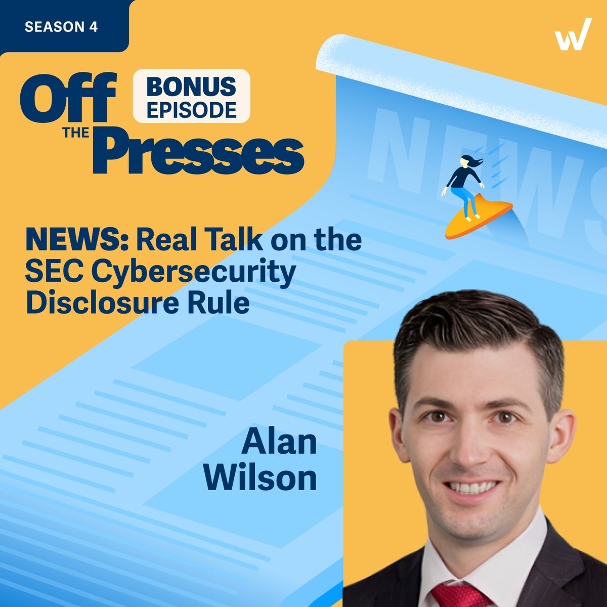 In this bonus episode of #OffTheBooks, lawyer and CPA Alan Wilson thinks through how companies will comply with the SEC’s #cybersecurity rule. Catch the full episode: sm.workiva.com/off-the-books #Podcast #FinancialReporting