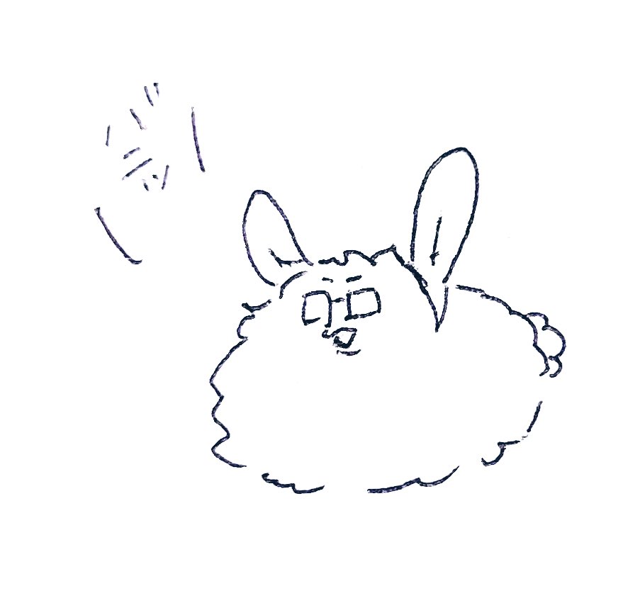 8/2の日に描いてた落書き  ⚠️逆🐰🌙くんがいます  