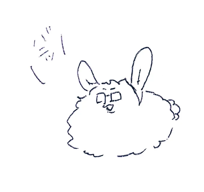 8/2の日に描いてた落書き  ⚠️逆🐰🌙くんがいます  