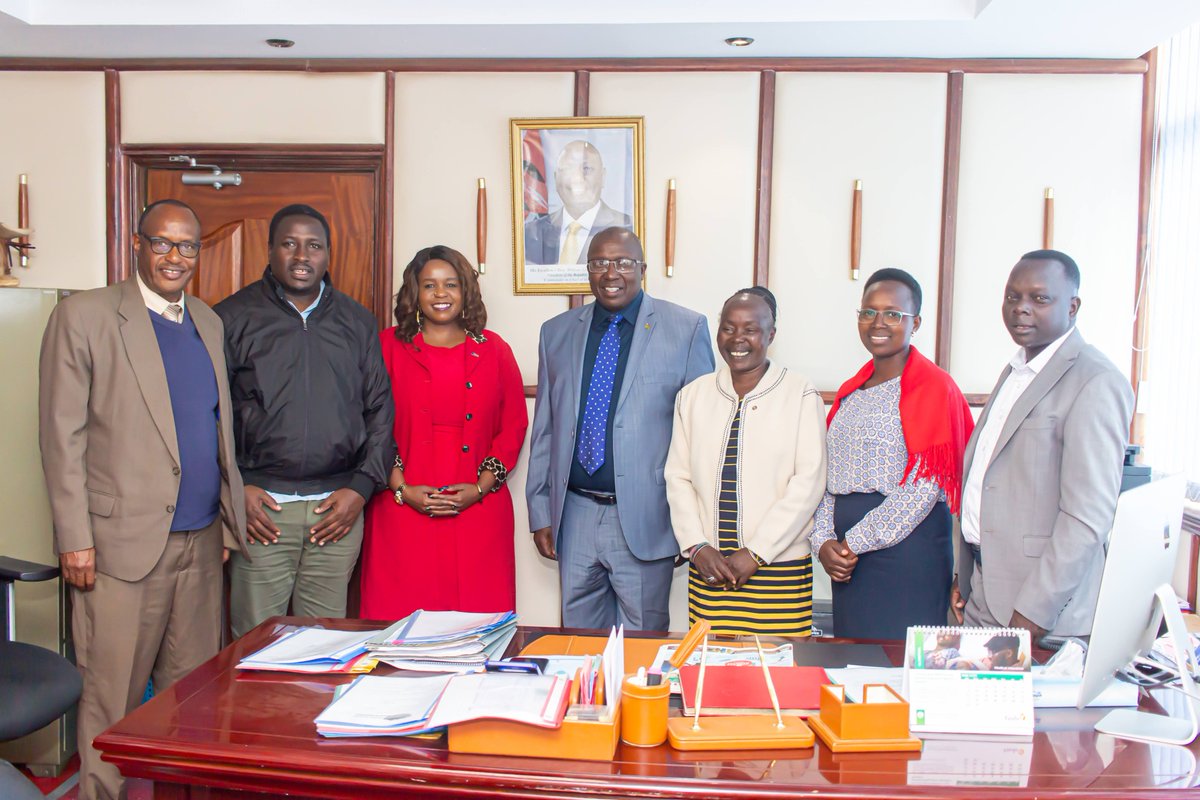 Tecla Loroupe, the famous marathoner had engagements with CEO Prof. Julius Tanui on possible partnership in conserving water towers. Tecla is a member of the Kenya Academy of Sports and Chair of the Tecla Loroupe Foundation.