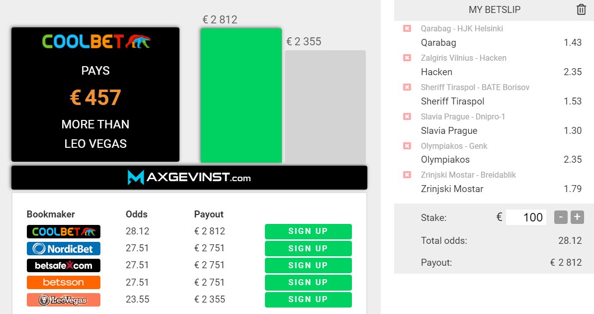 CoolbetGames's tweet photo. Semifinals in the UEL qualifiers ⚽️
✅ ❤️
✅ How many goals in total?
Two with correct answer will get a sports bonus 💶 A deposit made in August is required to win.
#maximumodds #UEL https://t.co/ZIn1bUjrxI