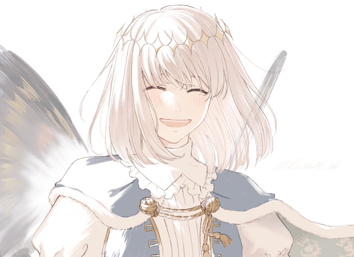 オベロン(Fate) 「夏イベcmのオベロンさんの笑顔があまりにも可愛すぎたので描いたやつの中から笑顔の」|えびのイラスト