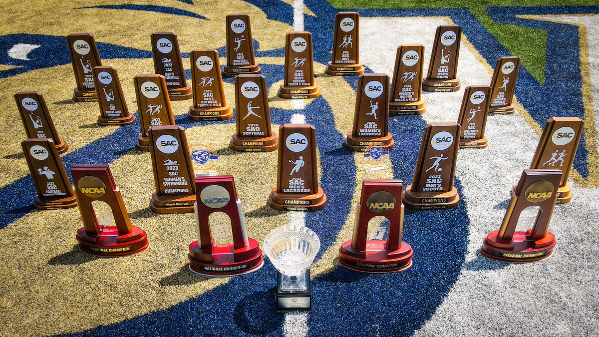#WINgate things… Here are all TWENTY-SEVEN trophies the ‘Dogs won last year! A new year of trophy collections gets started in 21 days! #OneDog