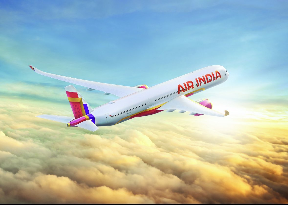 What do you think of Air India’s new livery? Rate 1-10. I’ll give it a 4. Maybe it will grow on me… but yeah not sure. #airindia