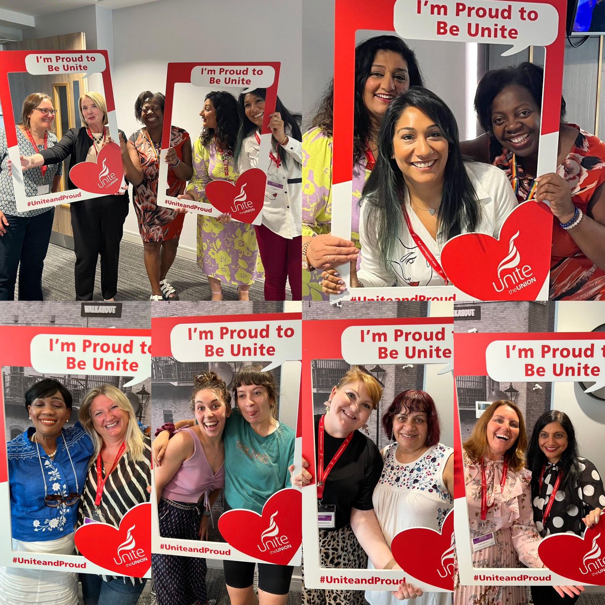 UniteEqualities's tweet photo. Just some of our fantastic @unitetheunion women enjoying #UniteWomensWeek2023 

Empowered and ready to make a difference in our union and beyond #Proud https://t.co/R1hVQK8G5H