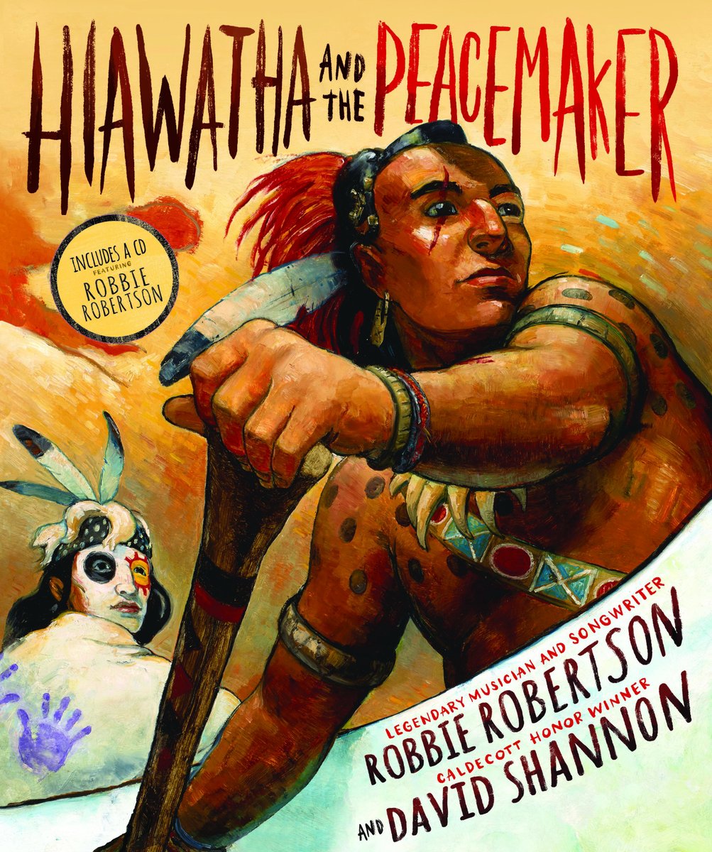 kidsbookcentre's tweet photo. It's with deep sadness we announce the passing of legendary Canadian musician Robbie Robertson (1943 2023). Throughout his illustrious music career, he also wrote two books for young readers—Legends, Icons, and Rebels (@TundraBooks) &amp; Hiawatha and the Peacemaker (@ABRAMSbooks). https://t.co/jaLHCR26R1