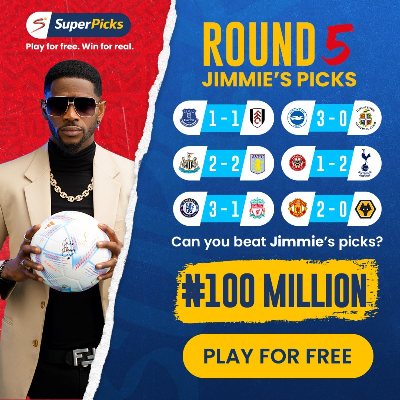 SuperPicks's tweet photo. A MASSIVE weekend of 𝑭𝙊𝑶𝙏𝒀 ahead of us &amp; you obviously want to be within! ⚽️🤪

Just like our #SuperPickers place your picks on https://t.co/eFeLFNYYh0 you could win MASSIVE with the Double Jackpot 🤑

N100 MILLION for the taking. 💸

#BetKing #SuperPicks