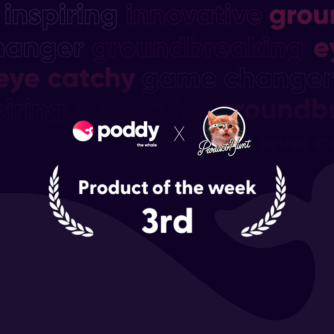 ✨Getting chosen as the 3rd Product of the Week on Product Hunt seriously pumped us up!🪽🐳 While we're making strides on the path we totally believe in, you can still hang with us to help make our dream of being the 'Product of the Month' a reality. This way, you'll totally…