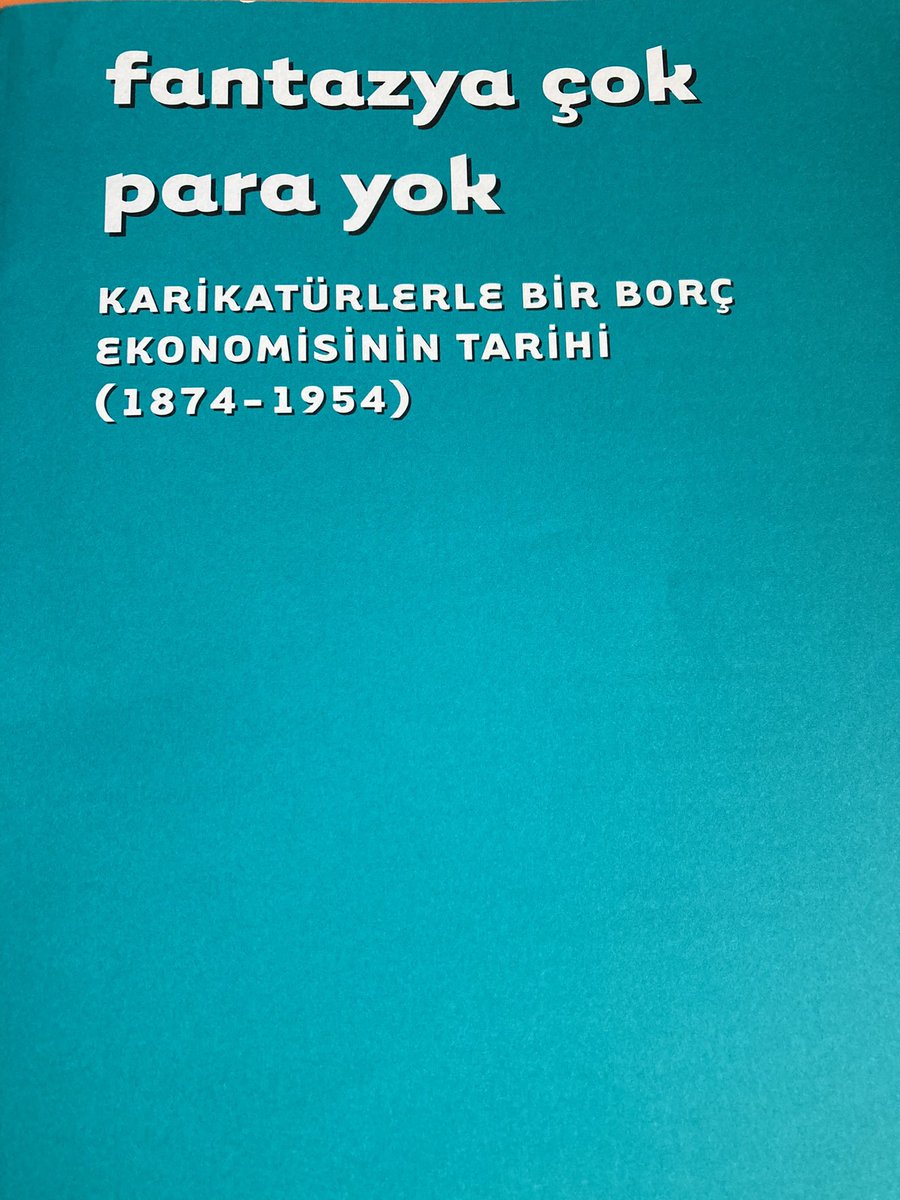Çok iyi kitap, karikatürlerle 1874-1954 arası borç ekonomisini anlatıyor 👍🏻