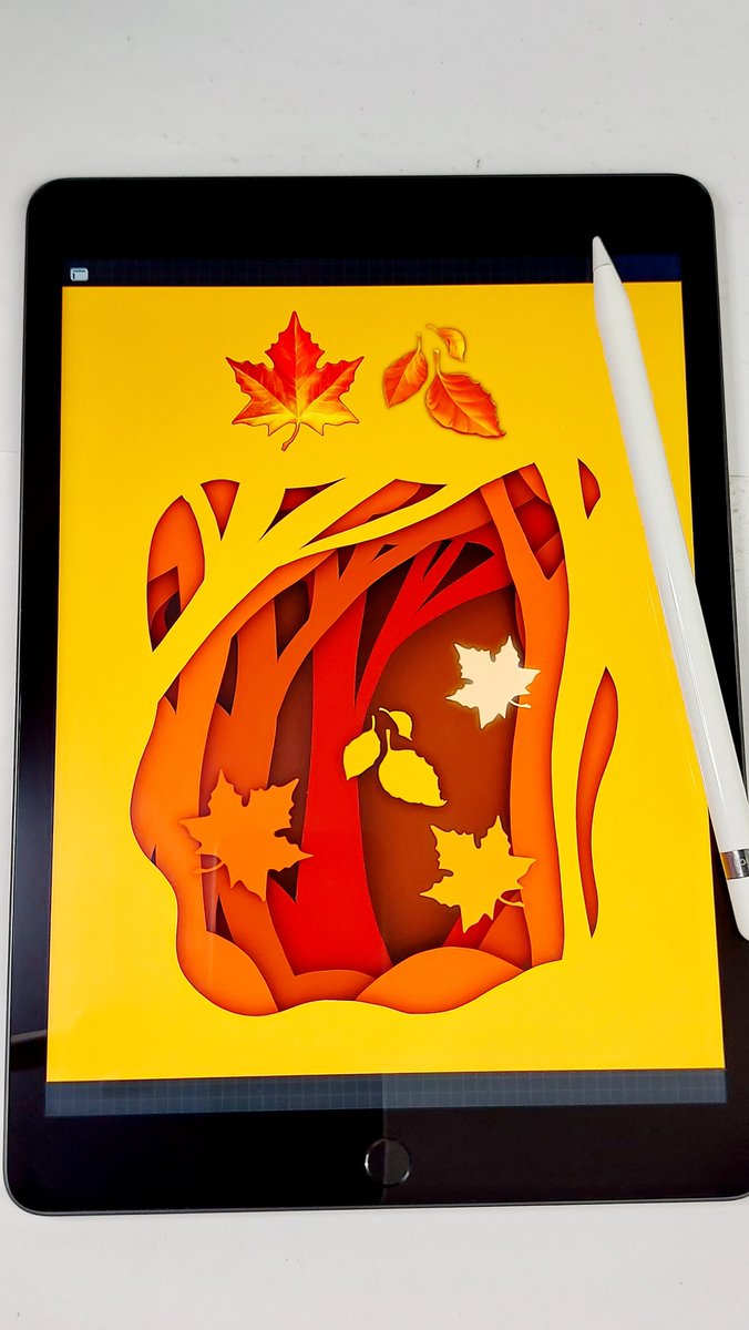 Krasolya80's tweet photo. What's next? 🍁+🍂 Papercut drawing Autumn #shorts #olgaeasydrawing #procr... https://t.co/m0Eavr3zp1 через @YouTube https://t.co/EdKv1kPaKJ