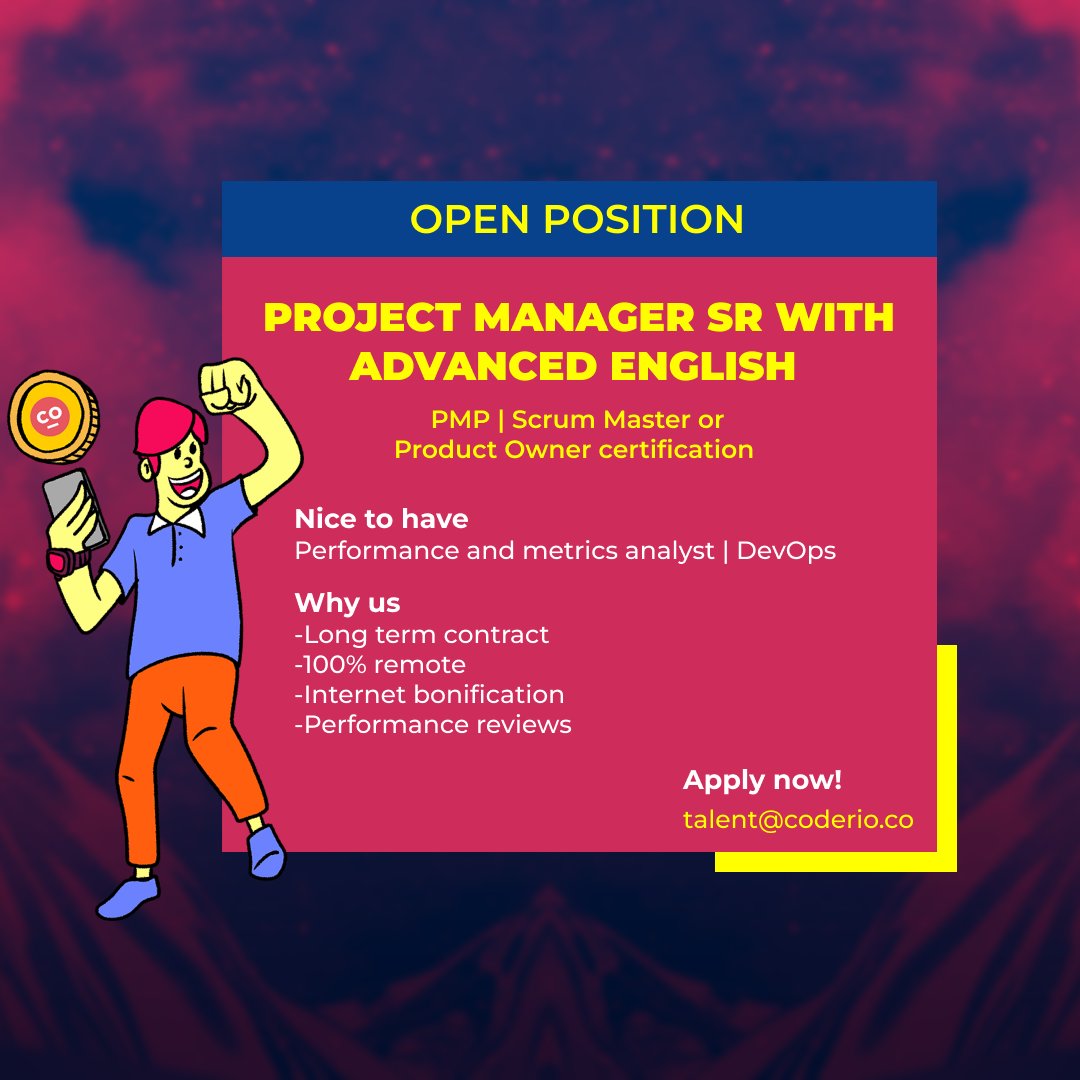 coderio_'s tweet photo. ⚡Los #beneficios que buscas
⚡El #reconocimiento que mereces
⚡La #comunidad que necesitas
Solo en #Coderio 👉🏼 ¿quieres #unirte a nuestro #equipo de expertos? #CoderianTeam #technology #software #WeAreHiring #talent #WeLoveRemote
⏬⏬⏬ https://t.co/kGYUSh1nGp
