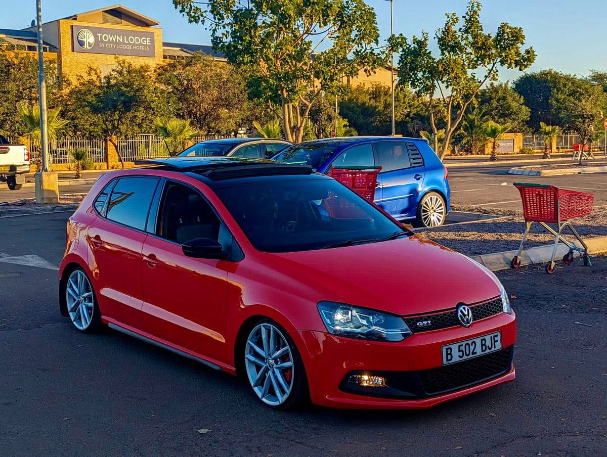 Elitecars_bikes's tweet photo. Sadly parting ways with my beautiful car 😢eyes on something bigger.

In Stock Now ~ 2012 VW Polo GTI

Pricing; P129 000

Specs

- Dowpine + full exhaust done
- Semi leather interior
- Full glass panoramic roof from factory
- Upgraded turbo
- Bigger front mount intercooler with boost pipes
- ECU/TCU tune + DSG software
- Multifunctional steering wheel
- Newly fitted steering 165/35 tyres
- Spare key available
- Service done 2 days back
- Paperwork in order

Car is Botswana registered 

No Swops.

Based in Gaborone, Botswana. Can export to any SADC markets.

Elite Cars & Bikes®️| +267 ￼74 503 665