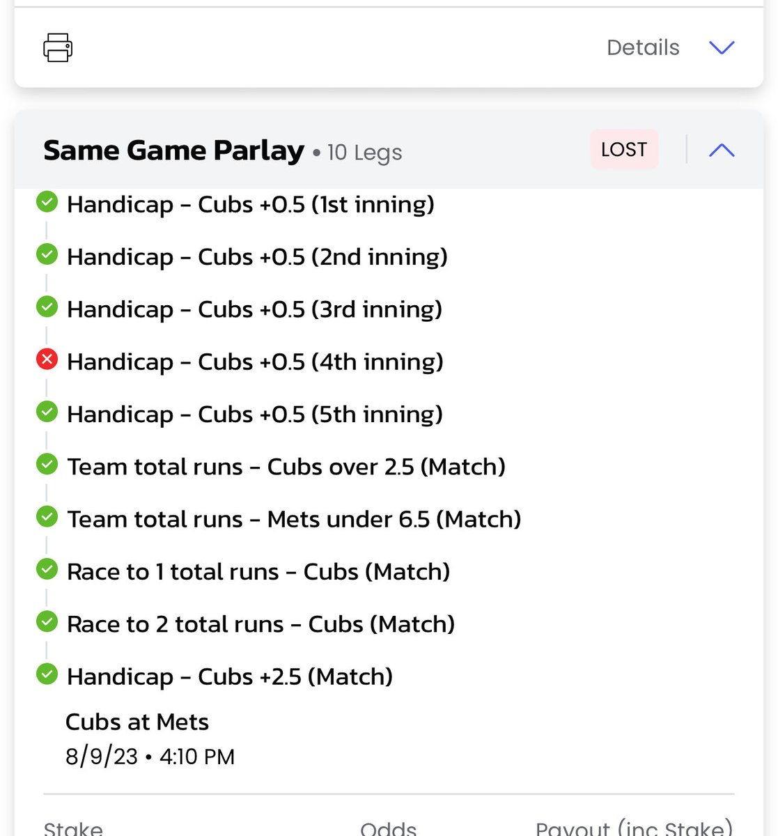roygoree's tweet photo. @ThePromoguy123 why didn’t this bet win if they were tied after 4 innings? https://t.co/dkcIsvgBEi
