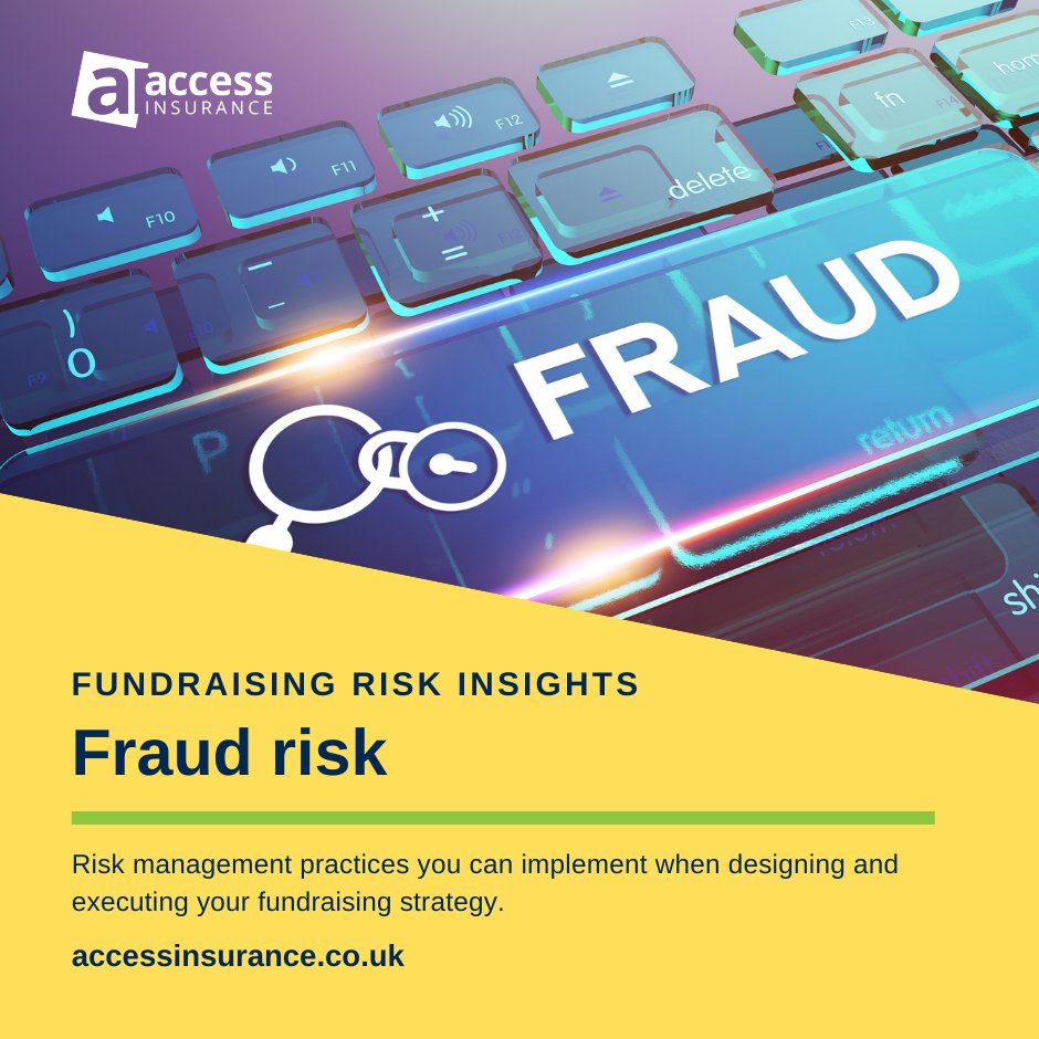 accessinsurance's tweet image. Fundraising Risk: Part 8

You’ll need to implement measures to protect your charity from fraud when dealing with finances.

👉 Download the full guide: forms.accessinsurance.co.uk/charity-fundra…

#charityfinance #charityfundraising #fundraisingrisk #fundraising