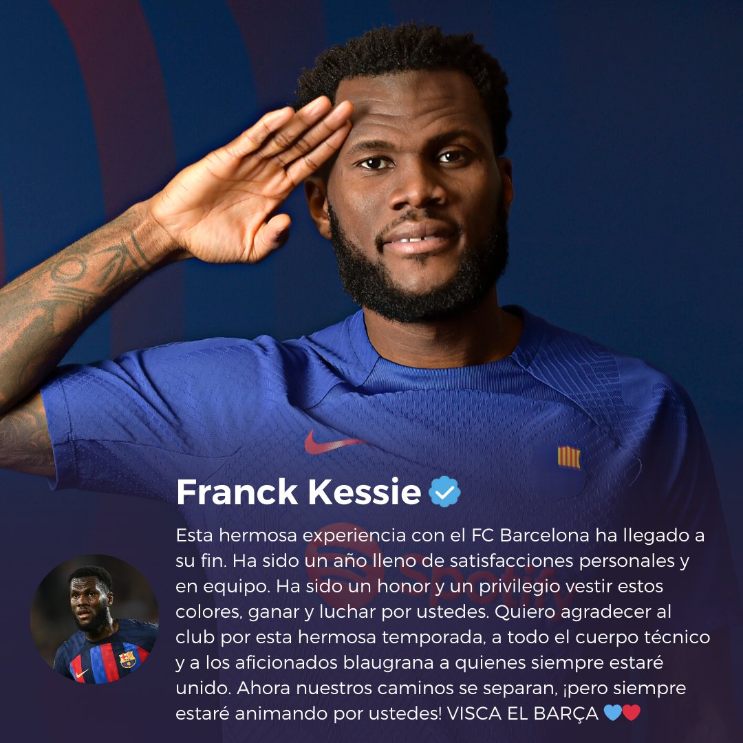 mundodeportivo's tweet photo. 💙❤️ La despedida de Kessie del Barça https://t.co/4yga3odg17