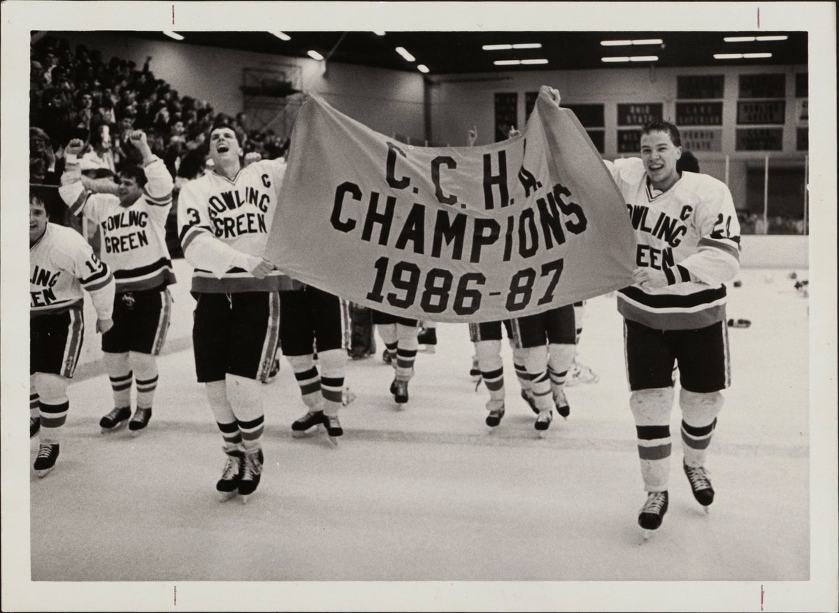 BGSUHKY's tweet photo. Throwback Thursday:

What's your favorite memory of BG Falcon Hockey?

#AyZiggy https://t.co/UA8fHUT9ec