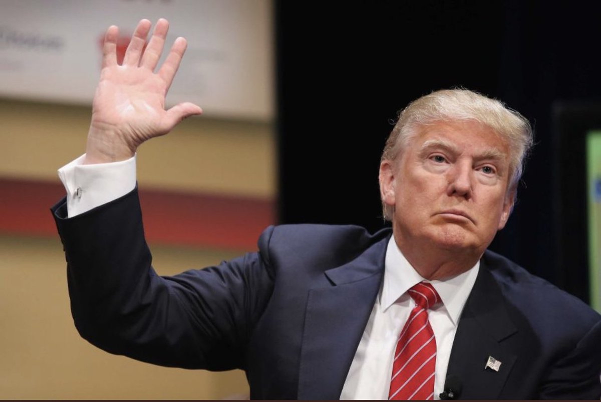 MadeInTheUSANJ's tweet photo. Donald Trump has proven to be unwilling to abide by the conditions set by the court when he broke the terms of his release twice in 2 days.

Who else agrees that Donald Trump belongs behind bars awaiting trial?
🤚🤚🤚 https://t.co/8Fud1H4K66
