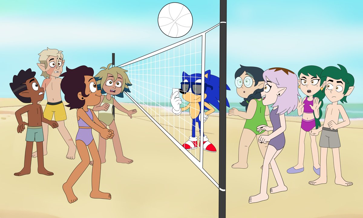 (COMMISSION) Volleyball Commissioned by: Unknownman010 (dA) #theowlhouse