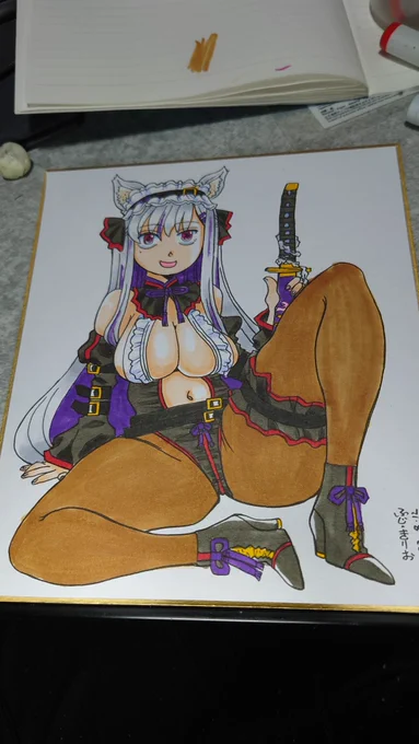 塗りました #みゆり絵