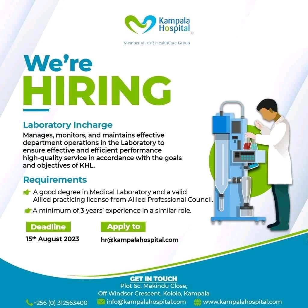 SureMedicals's tweet photo. #Laboratory Incharge https://t.co/t2MOeypB2M