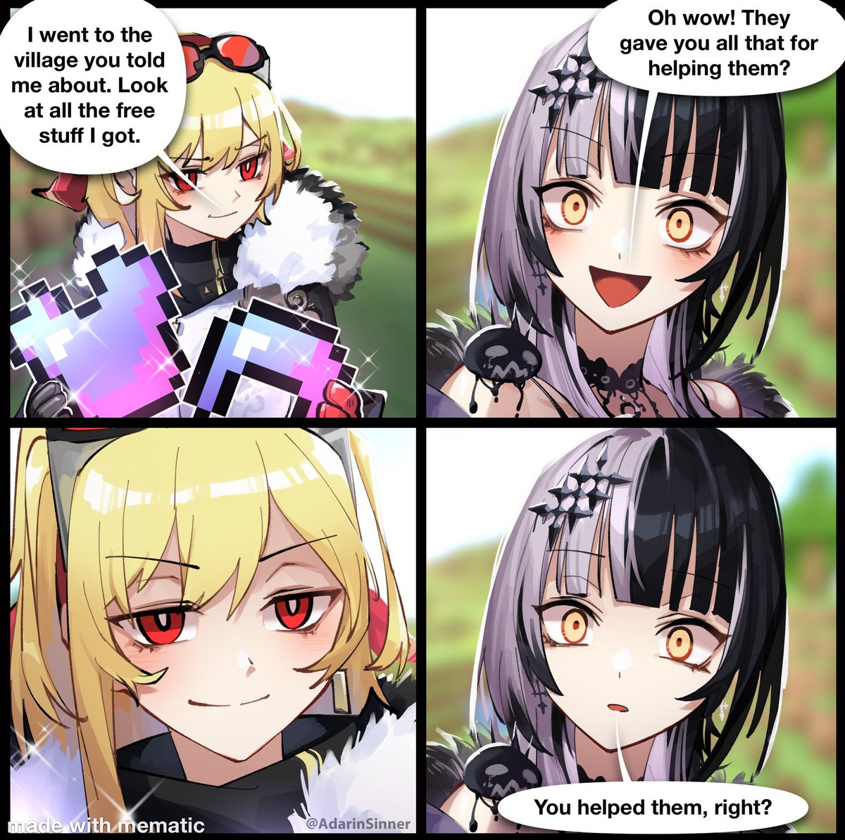 J2DP314's tweet image. Day 1 Remastered  With this template Kaela’s villain ark begins. #inKaela #ShiorinSketch