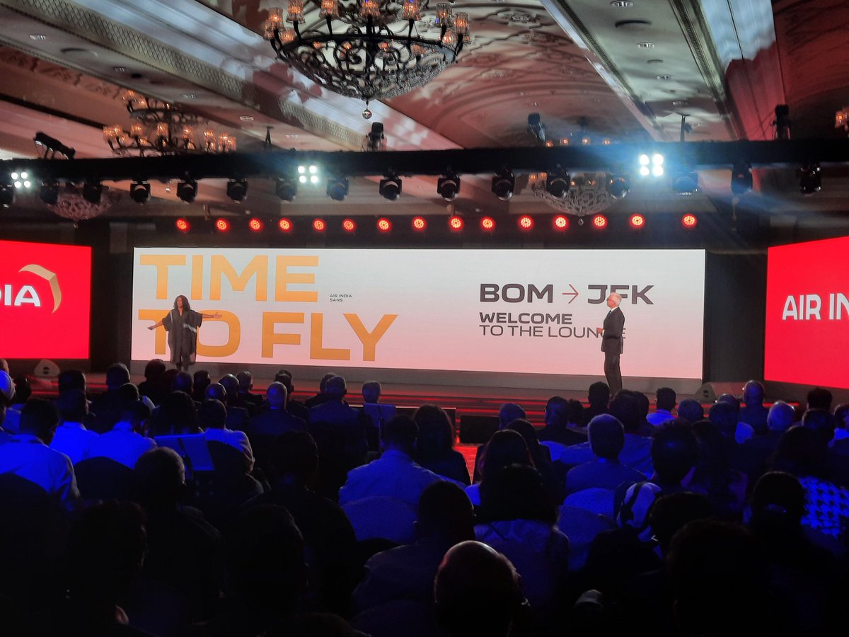 shukla_tarun's tweet photo. Air India has its own font now, its called : @AirIndia sans

Inspiration of the new brand : window and chakra come from legacy, and the new colors bring richness and identify economy and business class etc also. 

✈️

@FutureBrand https://t.co/LrrTUNmNza
