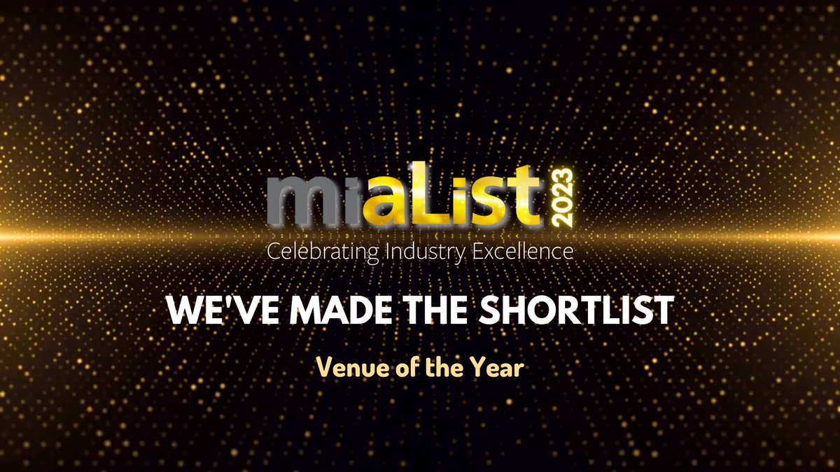 🎉 EXCITING NEWS 🎉 We are thrilled to announce that we have been selected as finalists for the prestigious @MIAuk in the Venue of the Year category! 🌟 Huge congratulations to everyone who made this year’s shortlist and see you for the celebration on the 6th of October! 🥳