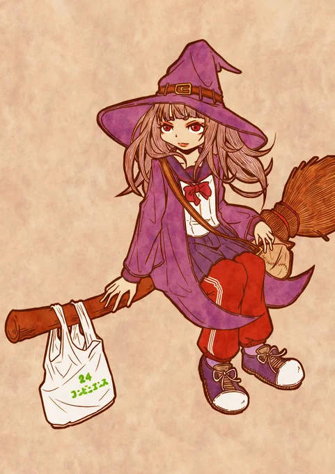 #これを見た人はセーラー服の画像を貼れ  1、宇宙柄セーラーは発明だと思う可愛いよね 2、前に頂いた奴をモデルにこの色味が可愛い 3、ウチのキャラのセーラー魔女さん(成人) 4、頂いた奴と中の人、適当に撮ったから後でちゃんと撮りなおしたい