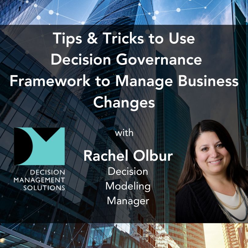 UPCOMING WEBINAR Join us as Rachel delves into how the Decision Governance Framework ensures that all your business changes align seamlessly with rigorous governance standards. 📅 Date: August 22 ⏰ Time: 2pm EST Registration Page: lnkd.in/dEs94m9N