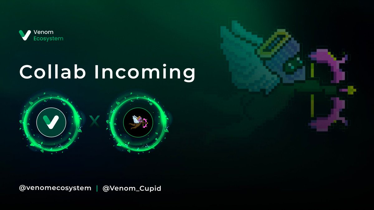 VenomEcosystem X Venom Cupid 🏹❤️‍🔥
Rewards: 15X WL spots 🎁

Together with them, we created a Quest space on <a href="/Ventory_gg/">Ventory 🦠</a> 👇

testnet.ventory.gg/campaign/quest…
See you there!😉