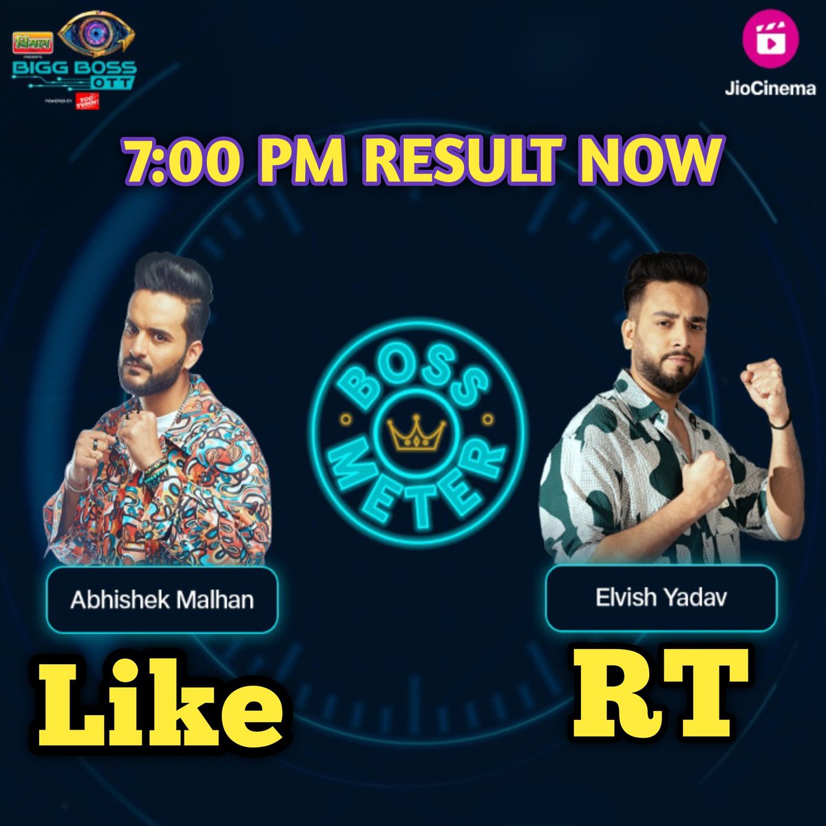 randisena_'s tweet photo. 🚨 ⚡ Most REAL PERSON in #BiggBosOTT2 ??🚨

Take a Side now😡

9 :00 PM RESULT NOW MY PROFILE FOLLOW NOW
#BiggBossOTT2 #BBOTT2 #AbhishekMalhan𓃵  #SalmanKhan #Abhiya #FukraInsaan #ElvishYadav𓃵 #Elvisha #ElvishArmy #AbhishekMalhan
         
Like - Abhishek            RT - Elvish https://t.co/9OdVUmRNLS