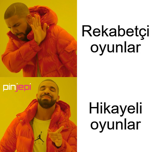 pinjepi's tweet photo. Rekabetçi oyun mu yoksa hikayeli oyun mu? Siz hangisini tercih ediyorsunuz? https://t.co/mlCtUQKtrL