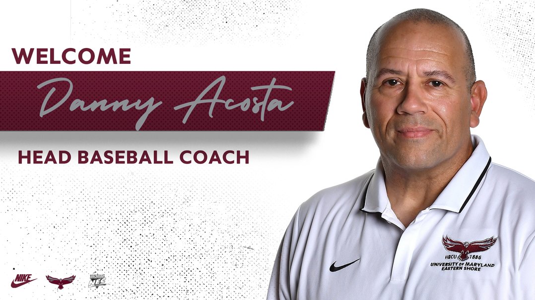 Join me in officially welcoming Coach Danny Acosta to the University of Maryland Eastern Shore!

Read more about Coach Acosta on easternshorehawks.com/news/2023/8/10…

<a href="/UMESNews/">UMES</a> <a href="/UMESPres/">Dr. Heidi M. Anderson</a> <a href="/NCAA/">NCAA</a> <a href="/NCAABaseball/">NCAA Baseball</a>
