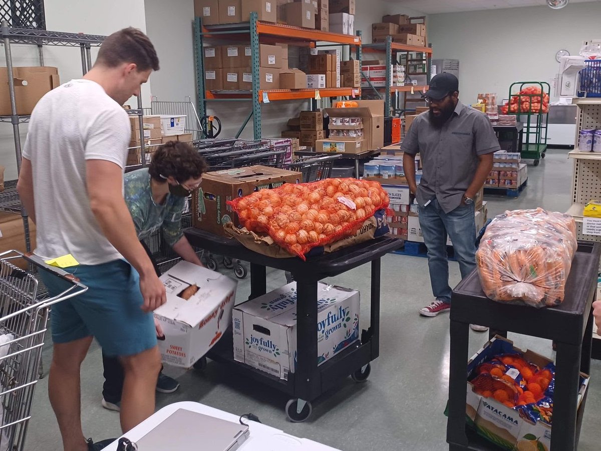 The pantry team got some special training on lifting heavy items! Thank you Cody Bock, owner of Full Function Circle &amp; Fitness, for helping our staff maintain physical well-being in the workplace! #ProfessionalDevelopment #JFCSSquirrelHillFoodPantry