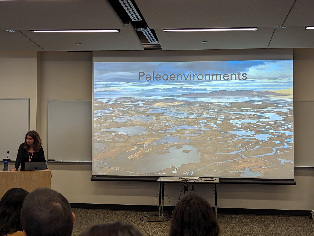 ChrisStantis's tweet photo. So excited to learn about Dr Oster's (@WorryTimez) work on paleoenvironments using #isotope geochemistry!
#SPATIAL23 https://t.co/SkAlRNPAIg