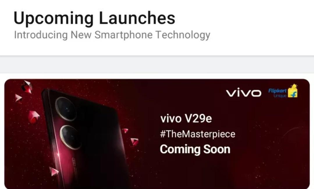 YesNoTech1's tweet photo. VIVO V29e Listing on Flipkart #Vivov29e https://t.co/rANMmJ0mXv