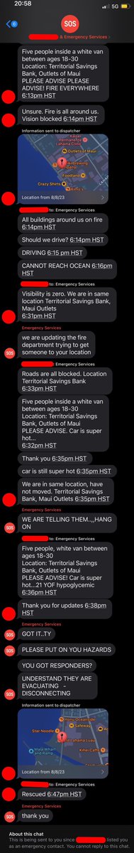 BrandonButch's tweet photo. The iPhone 14 saved multiple lives during the tragic Maui wildfires, thanks to the Emergency SOS via Satellite feature 📲

When you’re in danger &amp; there’s no cell signal, simply owning an iPhone 14 could save your life. Wild.

(via @michaelmiraflor) https://t.co/7Feth7la2n