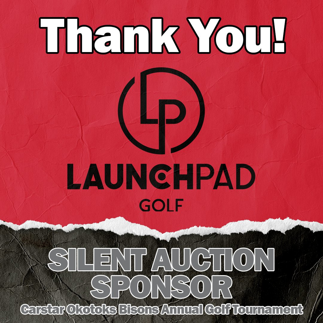 OkotoksBisons's tweet photo. Thank you @launchpad_golf for sponsoring our Annual Golf Tournament! #golf #launchpad #calgary #okotoks #heritagepointe #okotoksbisons #launchpadgolf #golftournament https://t.co/DFqMJvrjjZ