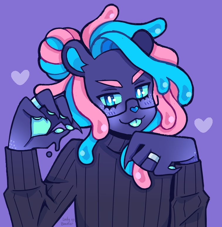 Lady_Beemer's tweet photo. I can finally post this! 💕
Happy (late) Birthday, @DizSlime ! https://t.co/uCcLn1hjHC