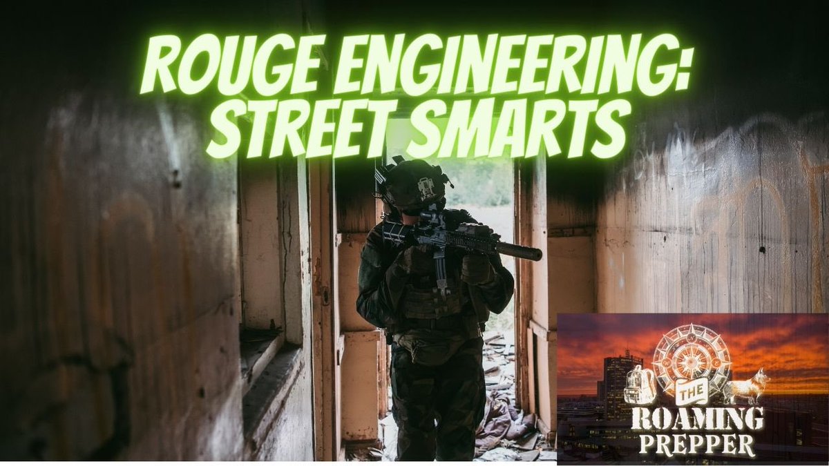 Now on YT and RBL…street smarts and lessons to take away #theroamingprepper #prepper #streetcrime #personalsafety #selfdefense