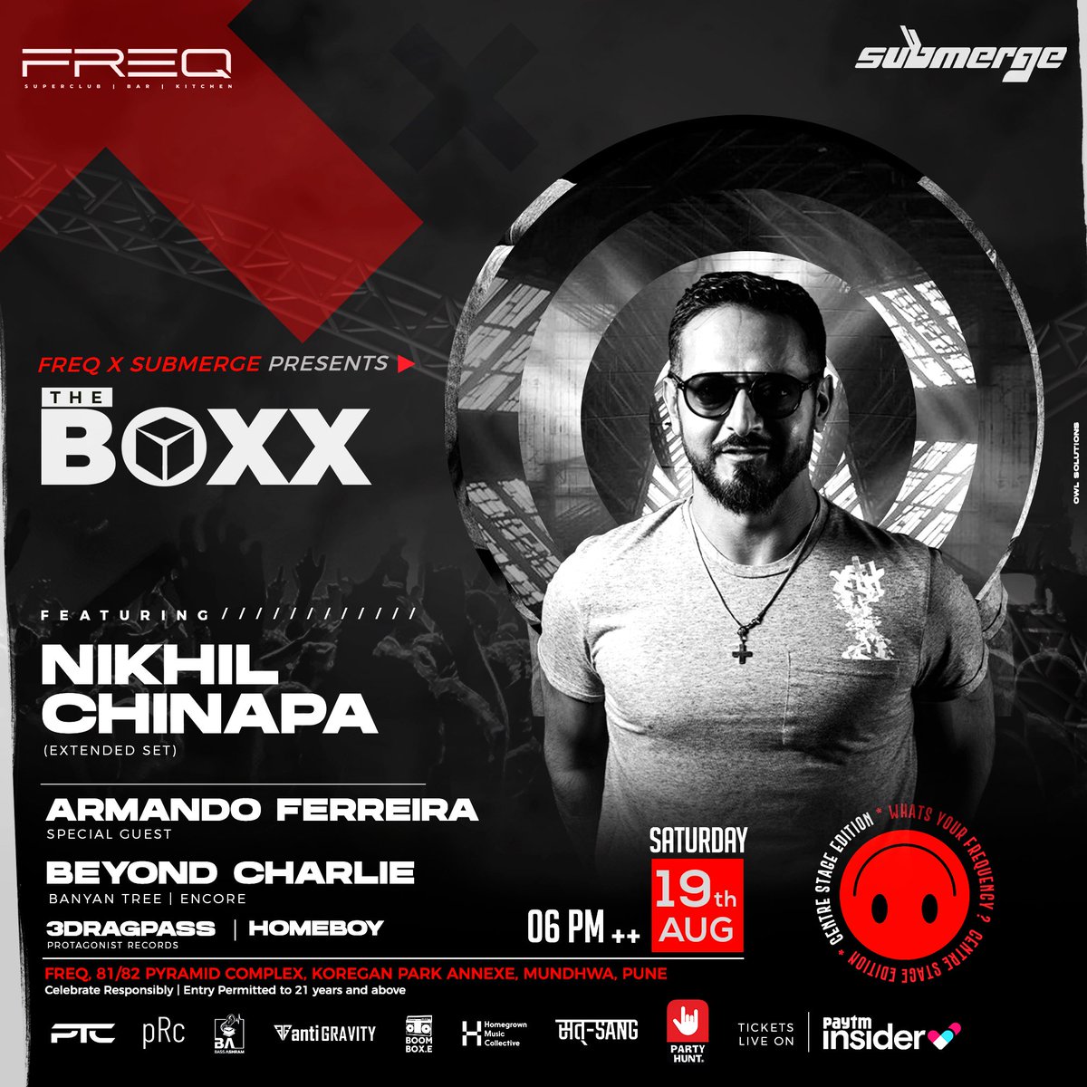 In #Pune next Saturday. I’ve got a TON of new music to share. See you at #TheBOXX 

PLUS @armandocalvares is joining the party! ☀️🎉🙌

@Submergemusic @FreqClub