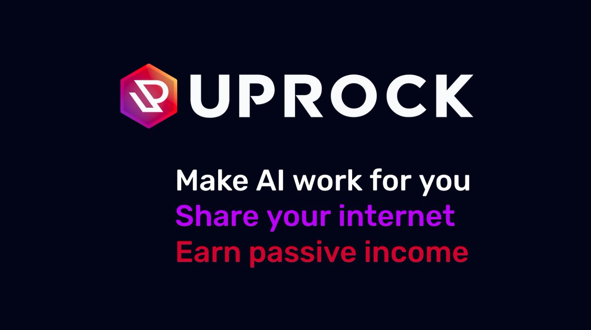 UpRock is the first people-powered AI data network fueling real-time, unbiased insights for creators, brands and businesses. 

Join today and help us build a humanity-first future that empowers the many, not the few.

#Web3 #AI #HumanityFirstFuture