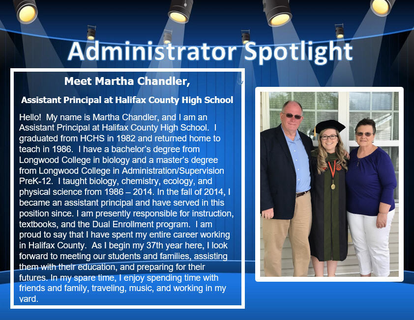 HCPSDistrict's tweet photo. Leading up to the start of the new school year, we are spotlighting our administrators! Learn more about them as a leader and person. Stay tuned for more spotlights! https://t.co/uYFBkibNl7
