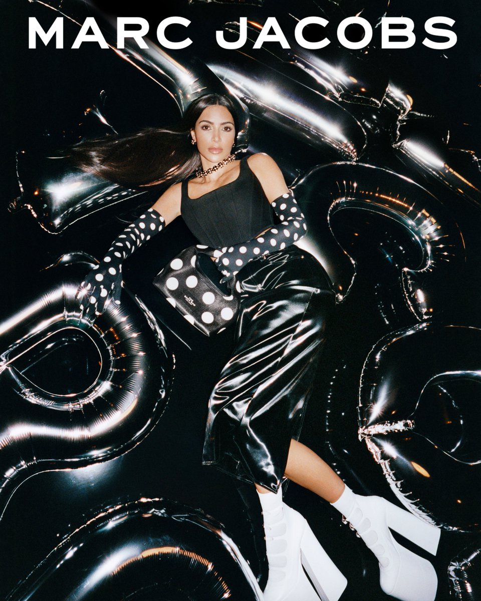 .@KimKardashian for Marc Jacobs Fall 2023. Shot by Tyrone Lebon, styled by Alastair McKimm.