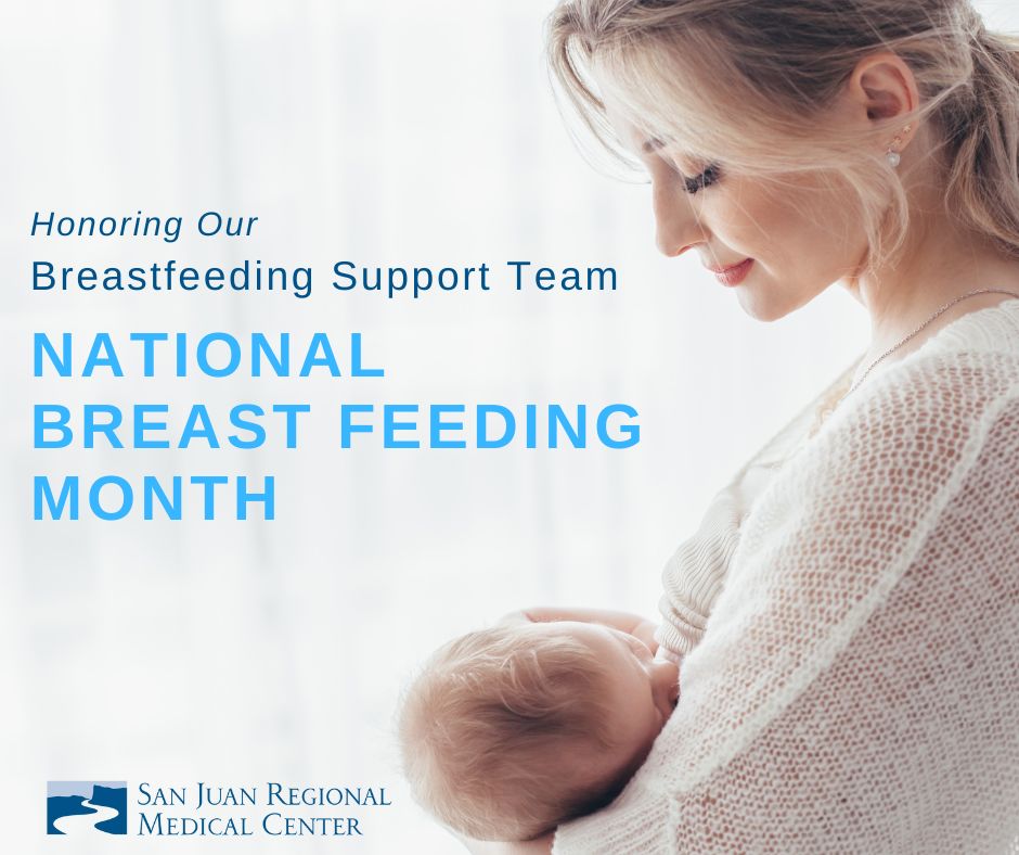 SanJuanRegional's tweet photo. It's National Breastfeeding Month &amp; we invite you to meet our Breastfeeding Support Team. Our team offers  complimentary breastfeeding support &amp; lactation consultations:  https://t.co/zYMtfyJjjP 
#Breastfeeding #NationalBreastfeedingMonth #SanJuanCountyNM #FarmingtonNM #AztecNM https://t.co/mOyzcjScuP